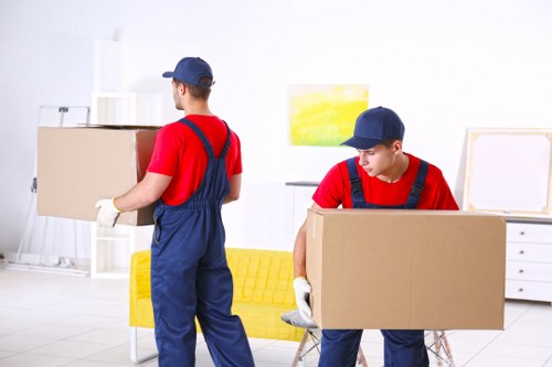 Professional removal team preparing a move in Peckham
