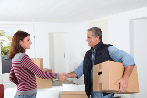 Moving van outside a Peckham property during home removals
