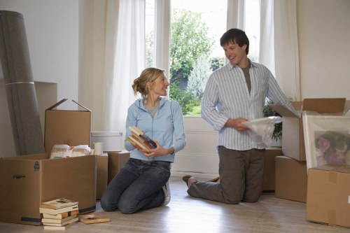 Variety of cardboard boxes for packing and storage in Peckham