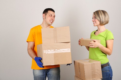 Booking process details for a UK van and man service