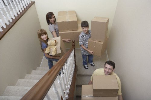 Screen reader user reviewing Peckham moving service information